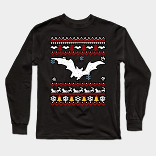 Halloween Bat Ugly Christmas Long Sleeve T-Shirt